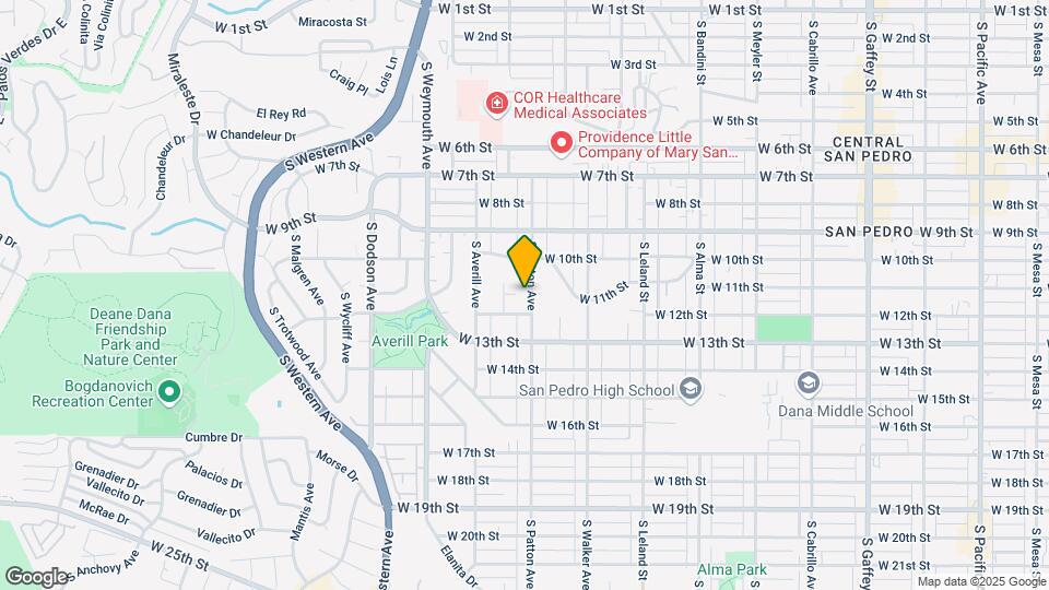 1123 S Patton Ave Map and Location Details