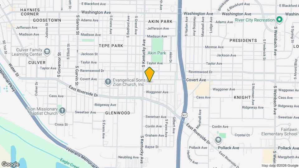 1049 Seale Ave Map and Location Details