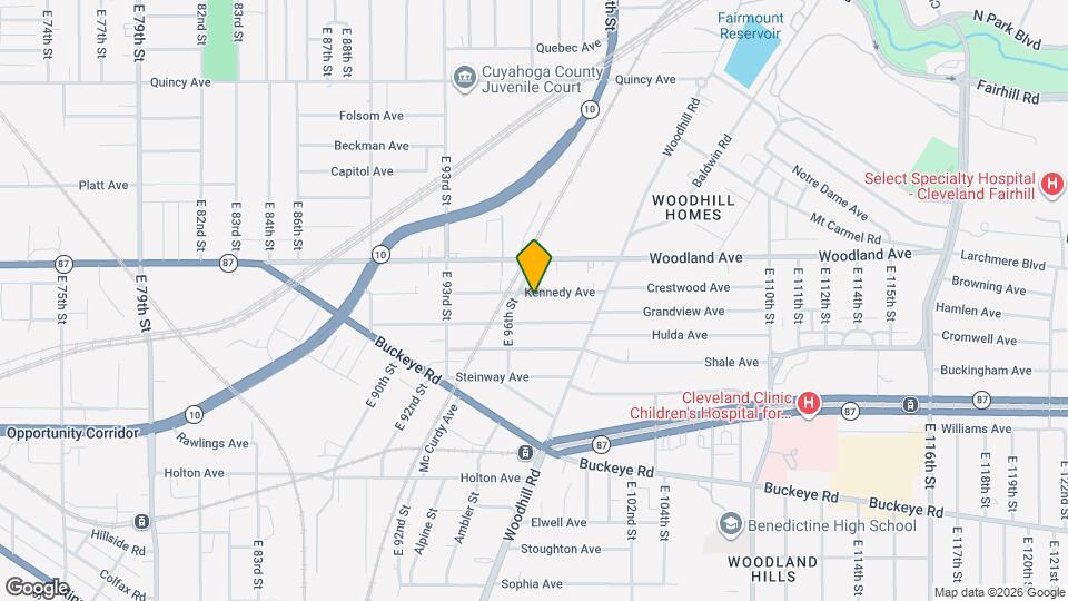 9800 Kennedy Ave Map and Location Details