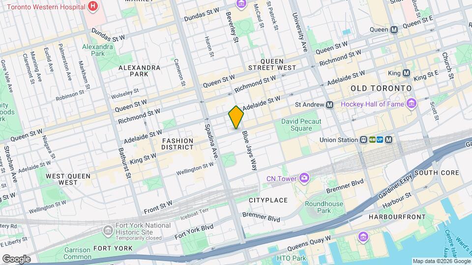 400 King St W, Unit 1003 Map and Location Details