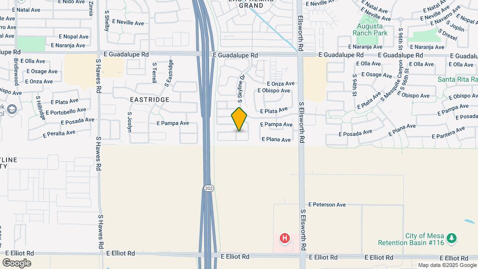 8937 E Posada Ave Map and Location Details