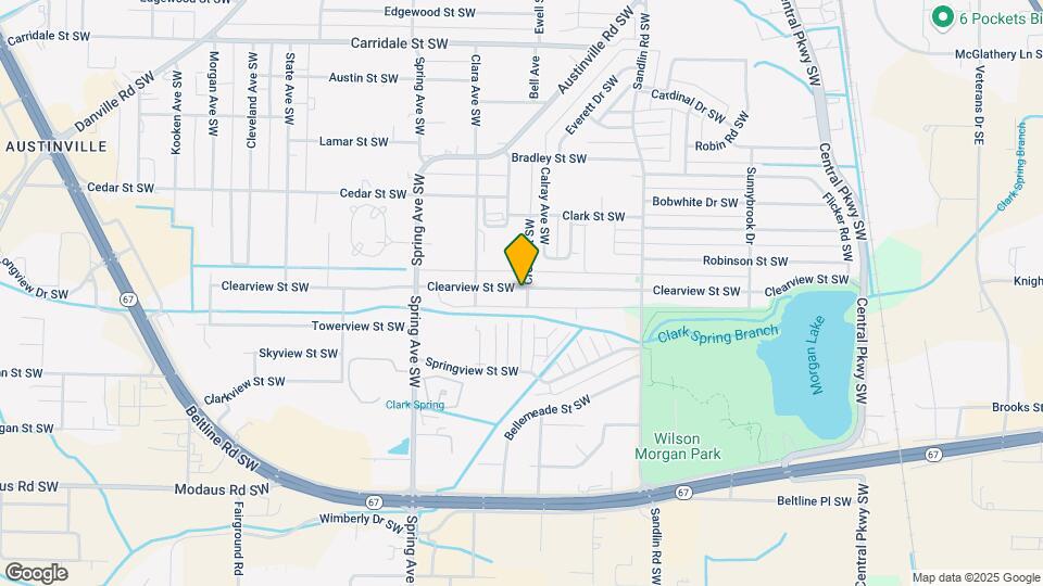 601 Clearview St SW Map and Location Details