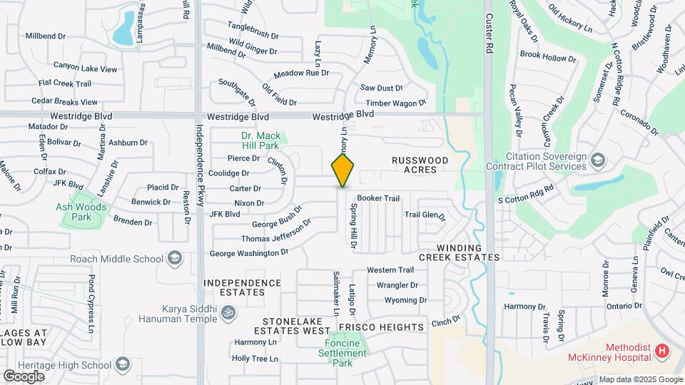 2109 Teddy Roosevelt Dr Map and Location Details