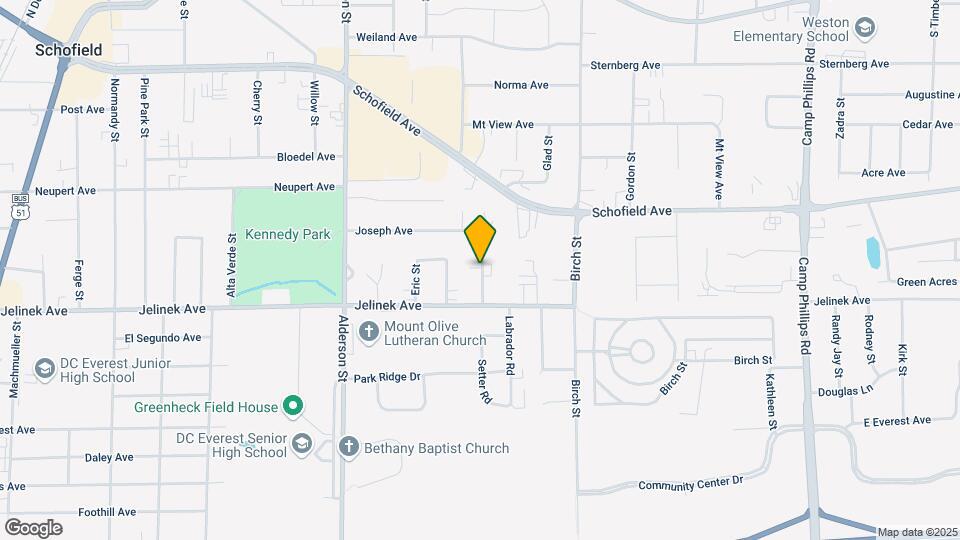 5882 Delikowski St, Unit 5882 Map and Location Details