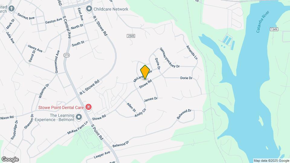421 Stowe Rd Map and Location Details
