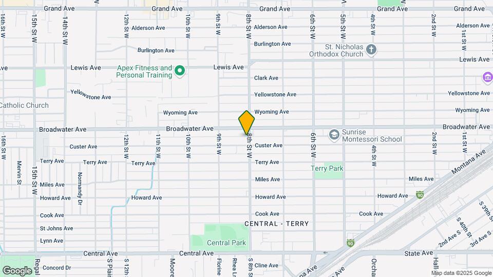 612 8th St W Map and Location Details