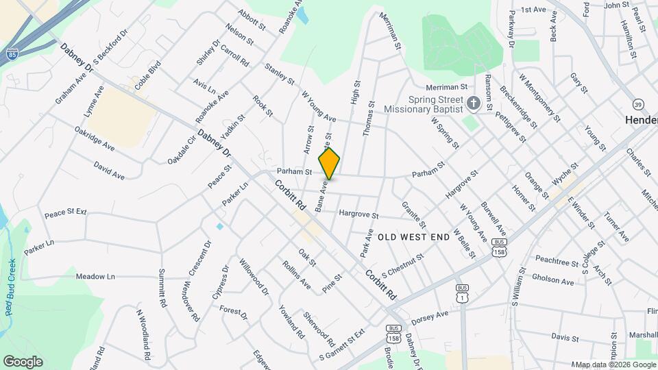 919 Bane Ave Map and Location Details