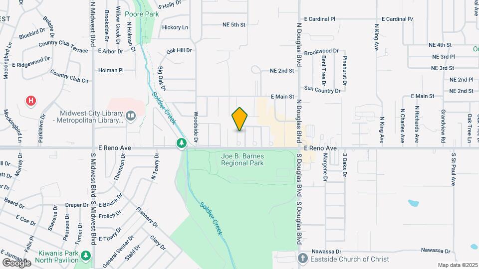 208 Woodman Dr Map and Location Details
