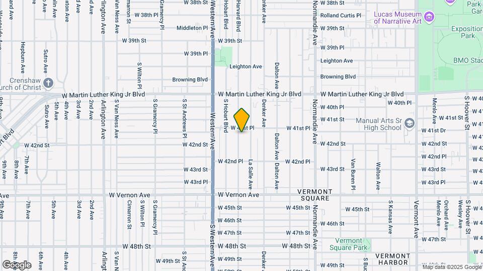 4166 S Harvard Blvd Map and Location Details
