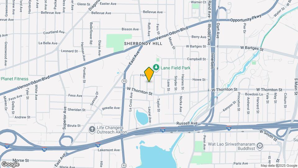 1007 Laurel Ave Map and Location Details