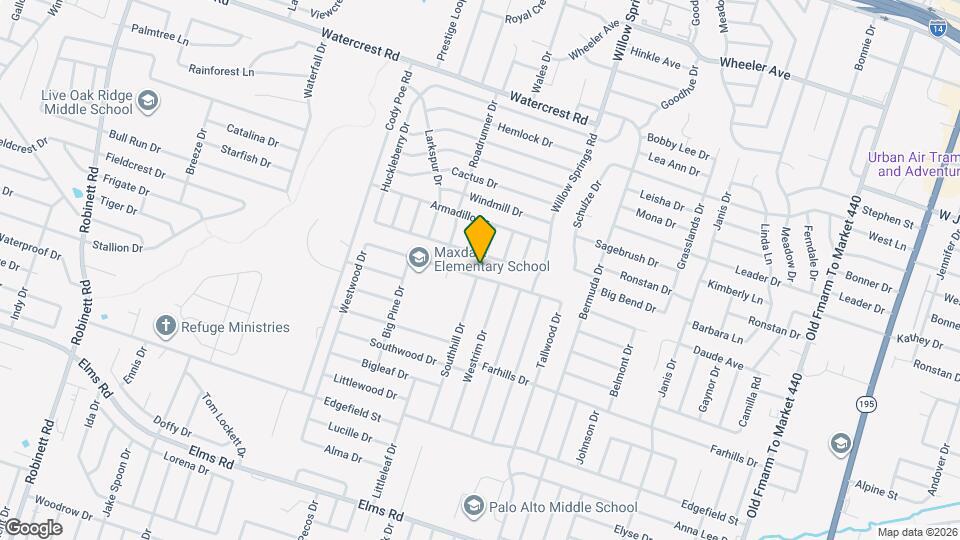 2405 Westwood Dr Map and Location Details