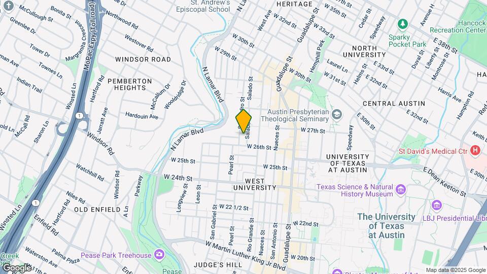 2606 Salado Map and Location Details