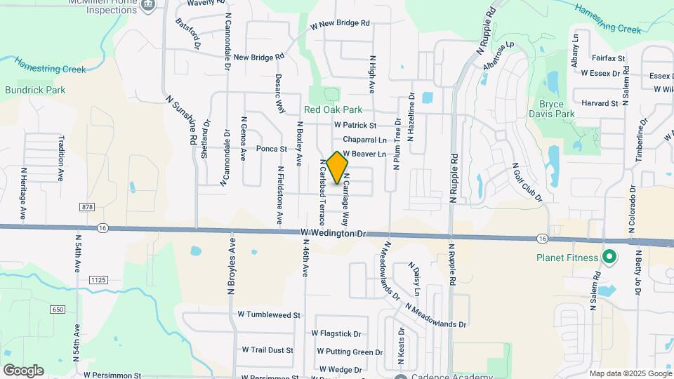 4418 W Franciscan Trail Map and Location Details