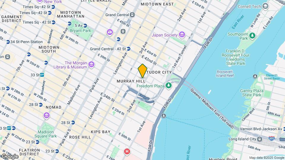 250 E 39th St, Unit 14B Map and Location Details