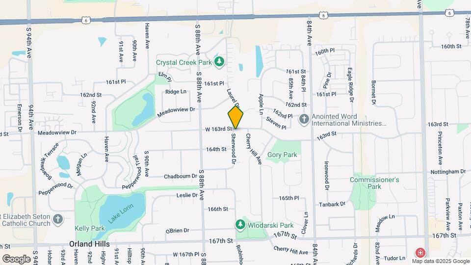 16301 Sherwood Dr Map and Location Details