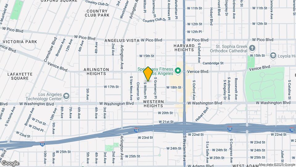 1644 S Wilton Pl Map and Location Details