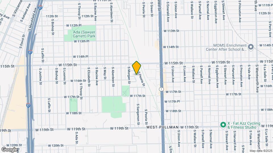 11565 S Sangamon St Map and Location Details