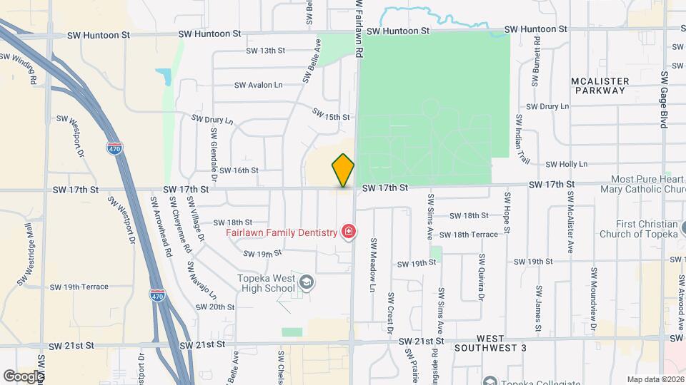 1700 SW Amhurst Rd Map and Location Details