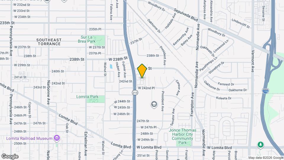 24110 Western Ave Mapa y Detalles de la Ubicación