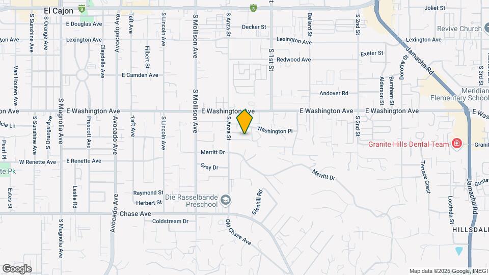 811-829 S Anza St Mapa y Detalles de la Ubicación