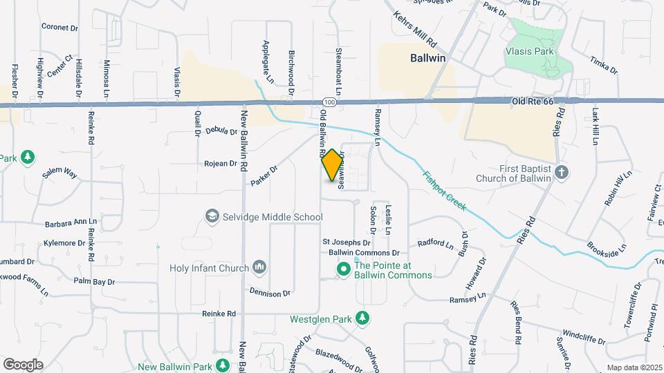 140 Old Ballwin Rd Map and Location Details