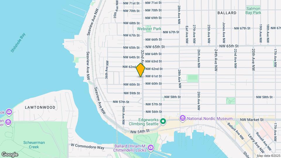 6015 32nd Ave NW Map and Location Details