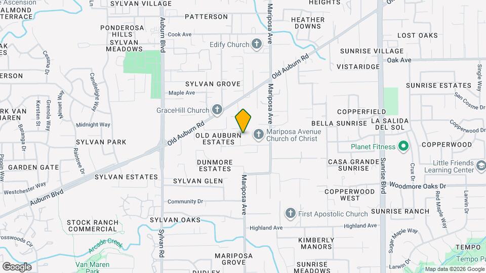 7116 Linda Vista Dr Map and Location Details