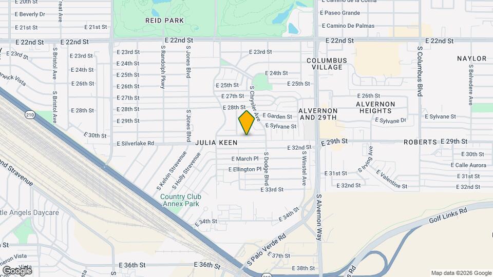 3626 E Sylvane St Map and Location Details