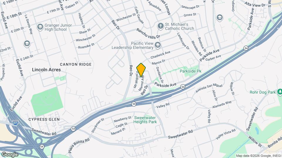 3060 Marmil Ave Map and Location Details