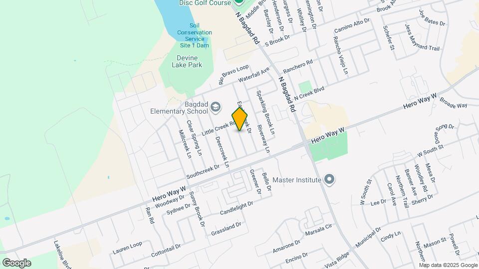 607 Battlecreek Ln Map and Location Details