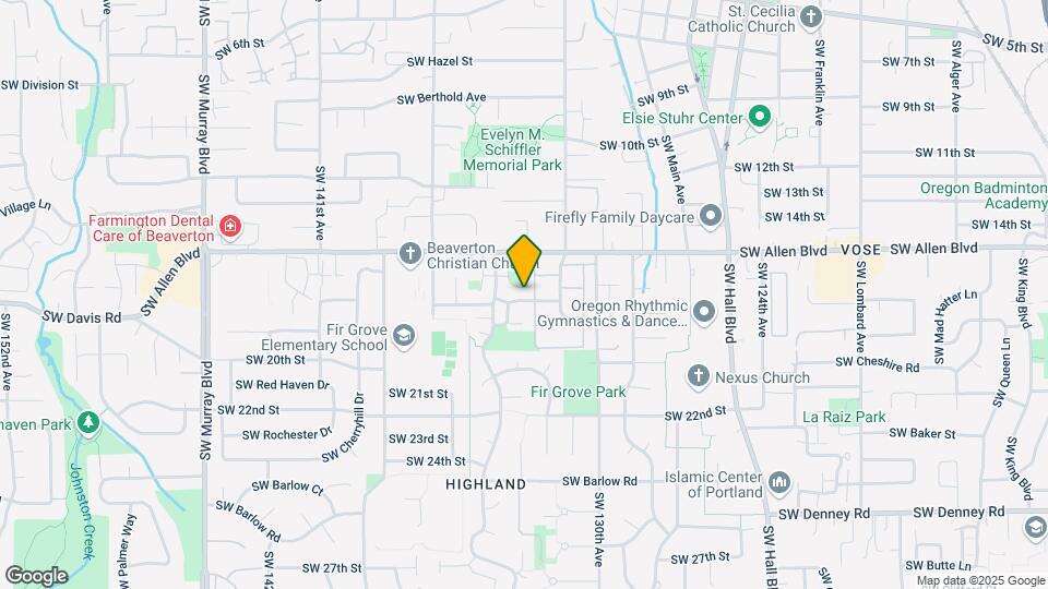 13341 SW 17th St Map and Location Details