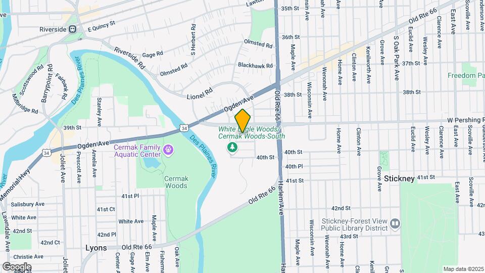 7318 Oakwood Ave Map and Location Details