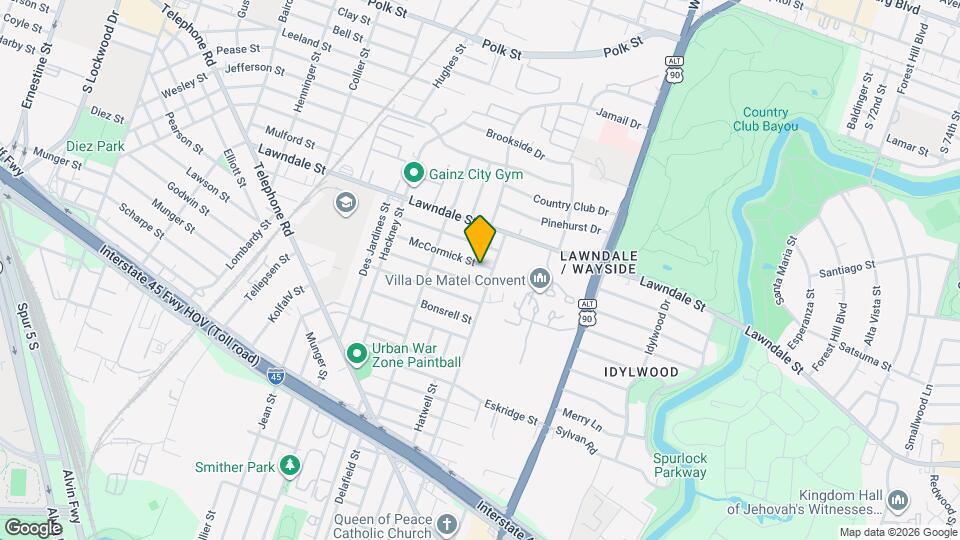 5642 McCormick St Mapa y Detalles de la Ubicación