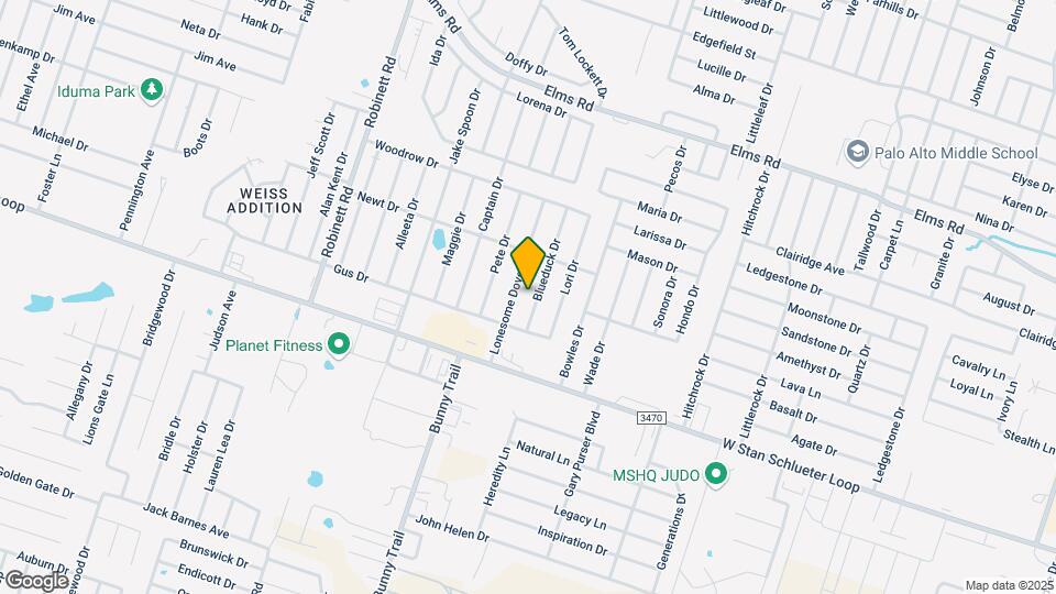 4501 Blueduck Dr Mapa y Detalles de la Ubicación
