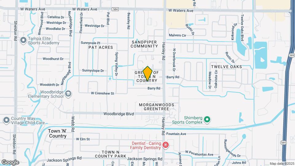 7539 Abonado Rd Map and Location Details