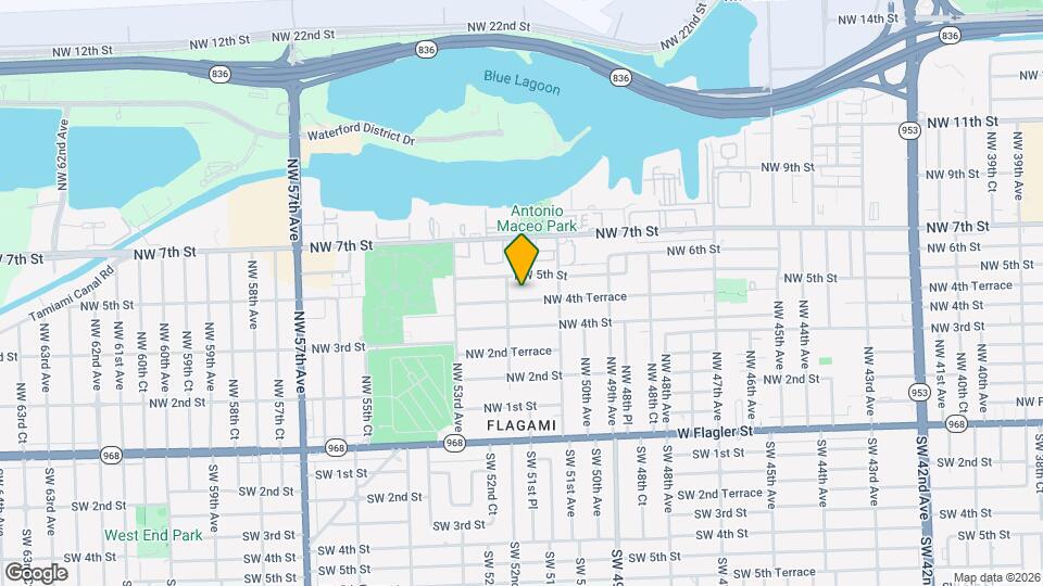 5171 NW 4th Terrace Map and Location Details