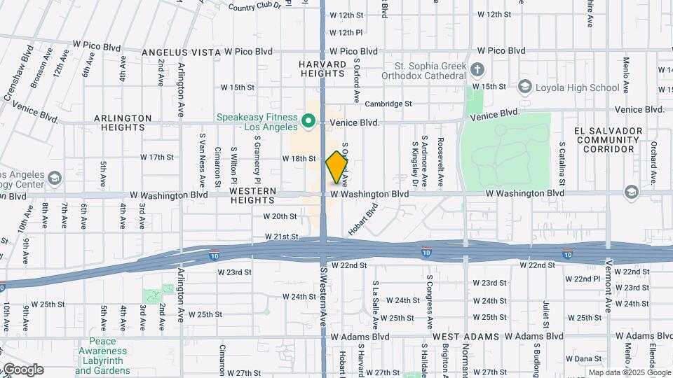 2165 W Washington Blvd Map and Location Details