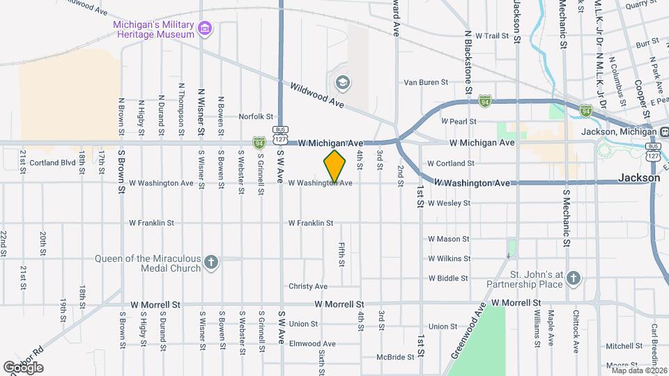 723 W Washington Ave Mapa y Detalles de la Ubicación