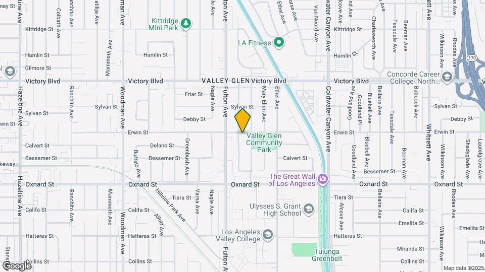 13220 Erwin St Map and Location Details