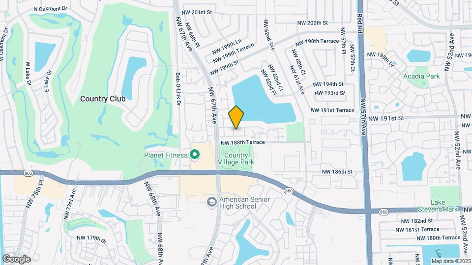 18839 NW 64th Ct Map and Location Details