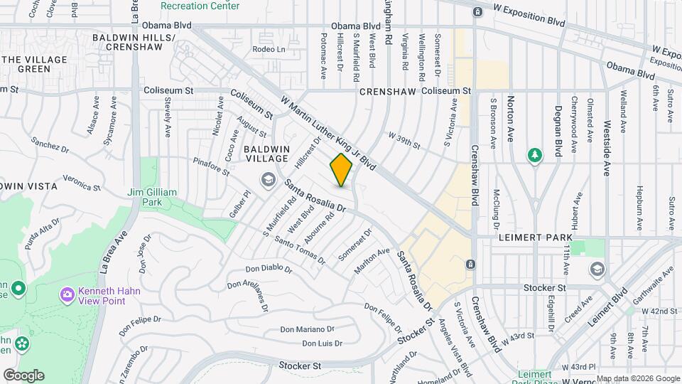 4024 Palmwood Dr Map and Location Details