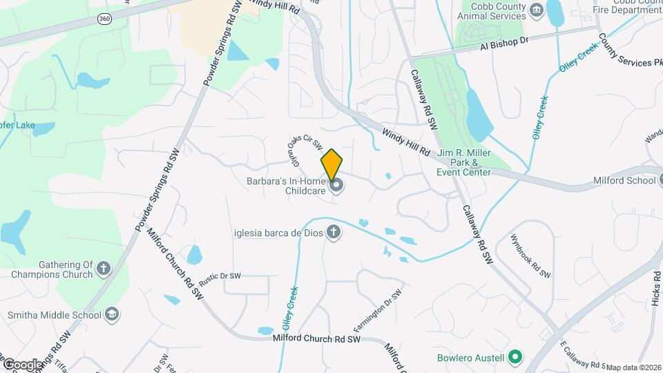 2405 Glynn Oaks Ct SW Mapa y Detalles de la Ubicación