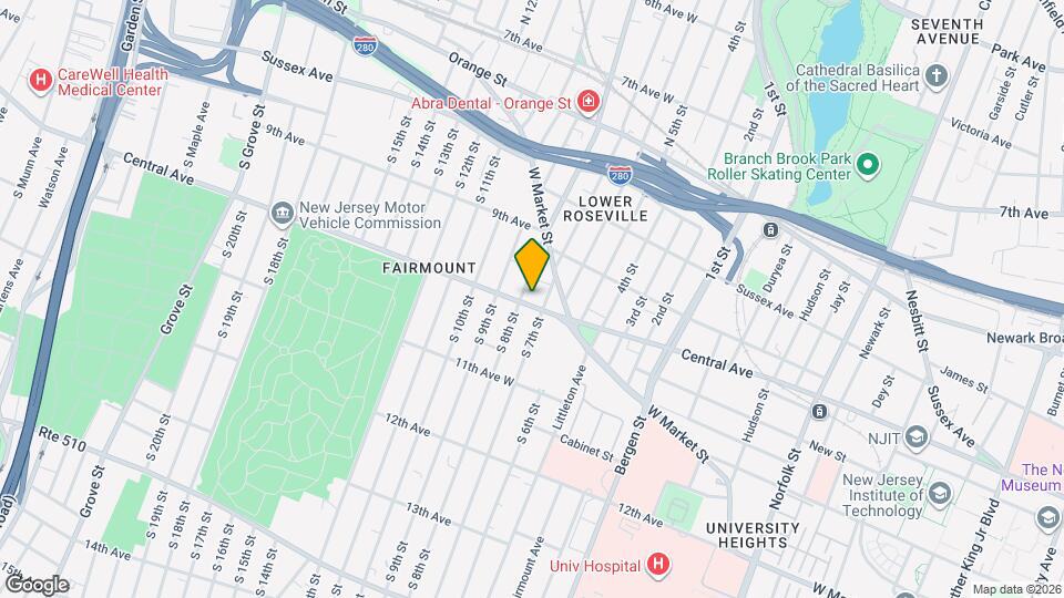 501 Central Ave, Unit 2C Mapa y Detalles de la Ubicación