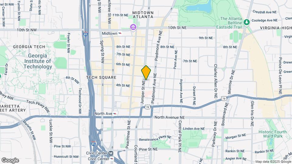 J5 Midtown Mapa y Detalles de la Ubicación