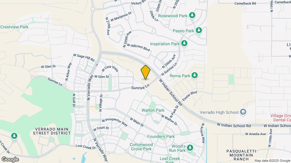 20807 W Indian School Rd, Unit 2 Map and Location Details