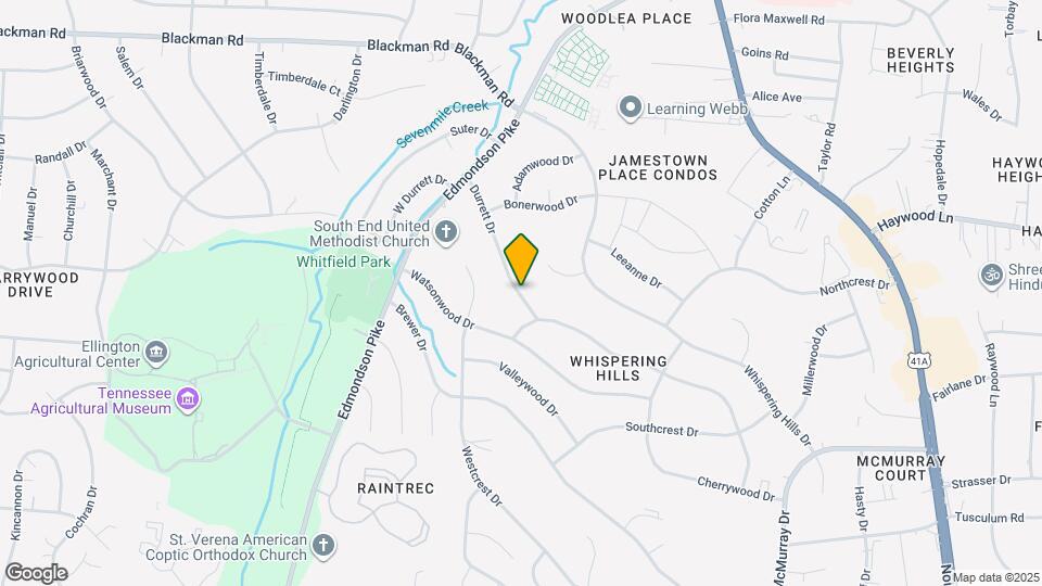 606 Durrett Dr Map and Location Details