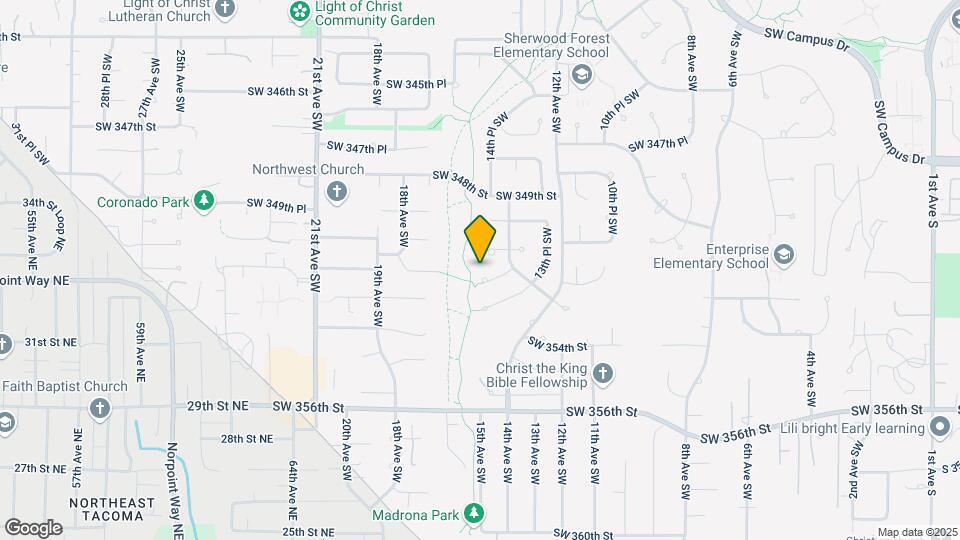 1438 SW 352nd Ct Map and Location Details