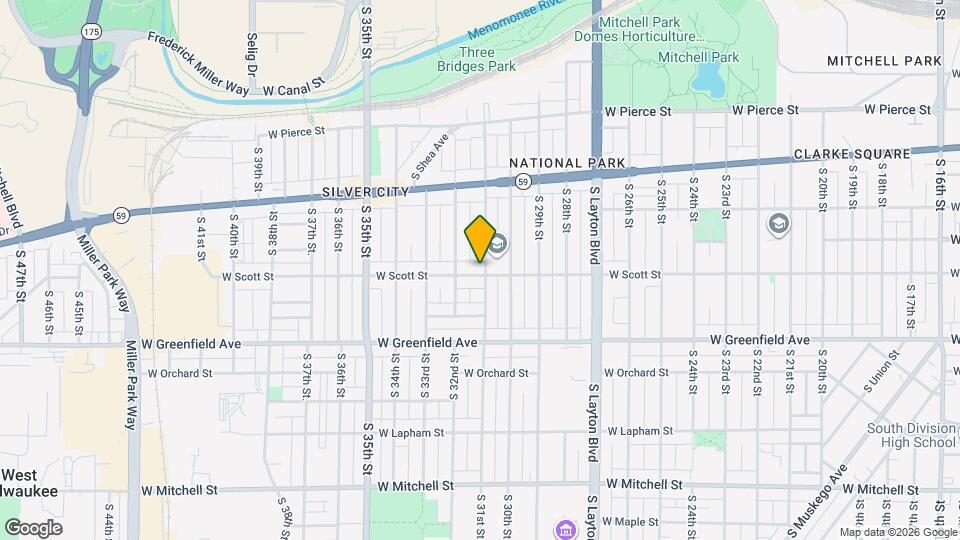 3102 W Scott St Map and Location Details