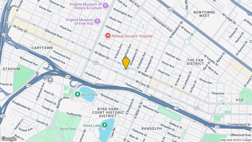 6 S Addison St Map and Location Details