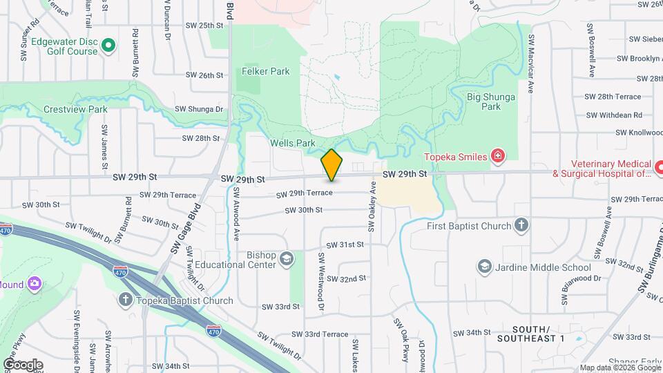 3304 SW 29th Terrace Map and Location Details